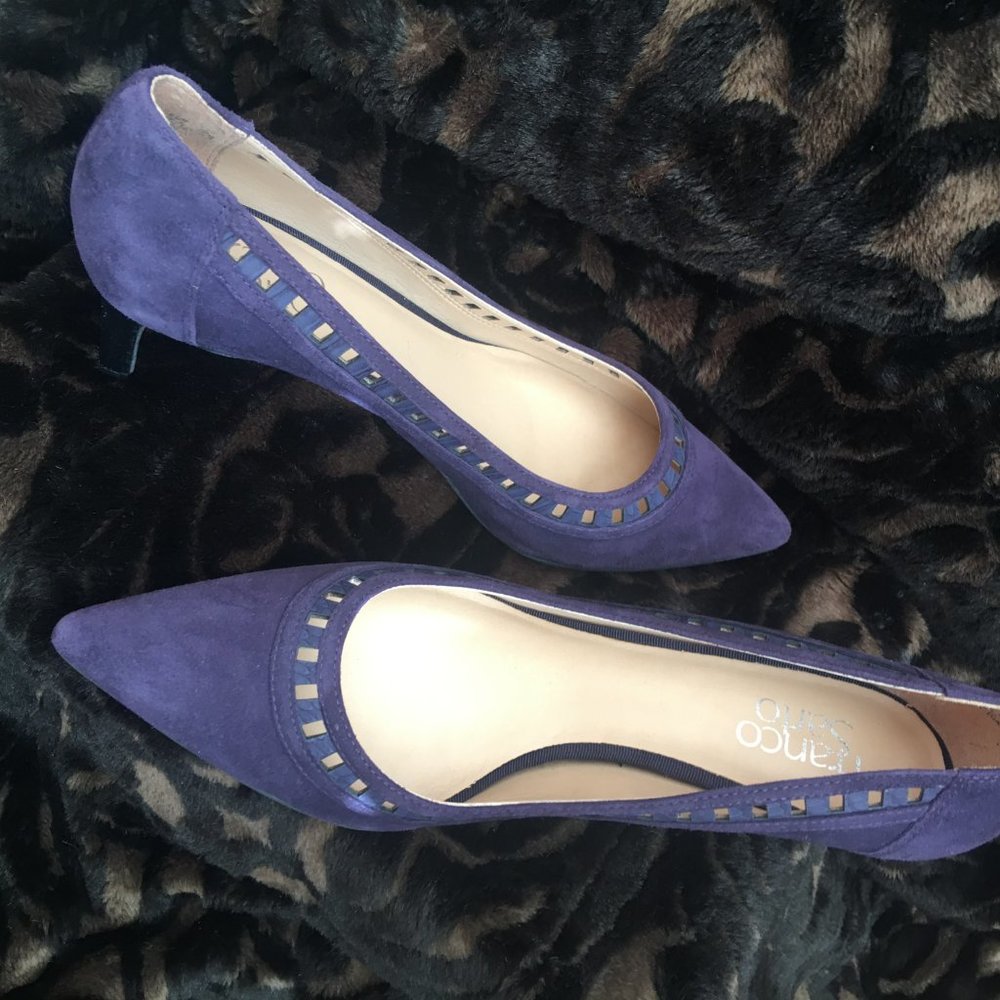 Franco Sarto Suede Pumps - Picture 3 of 6